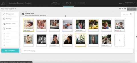 How to Use Animoto Memories: Add music