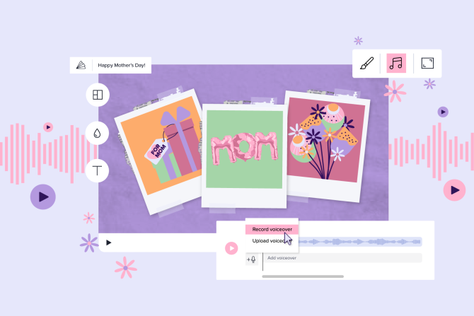 How to make a Mother’s Day video with Voice-over