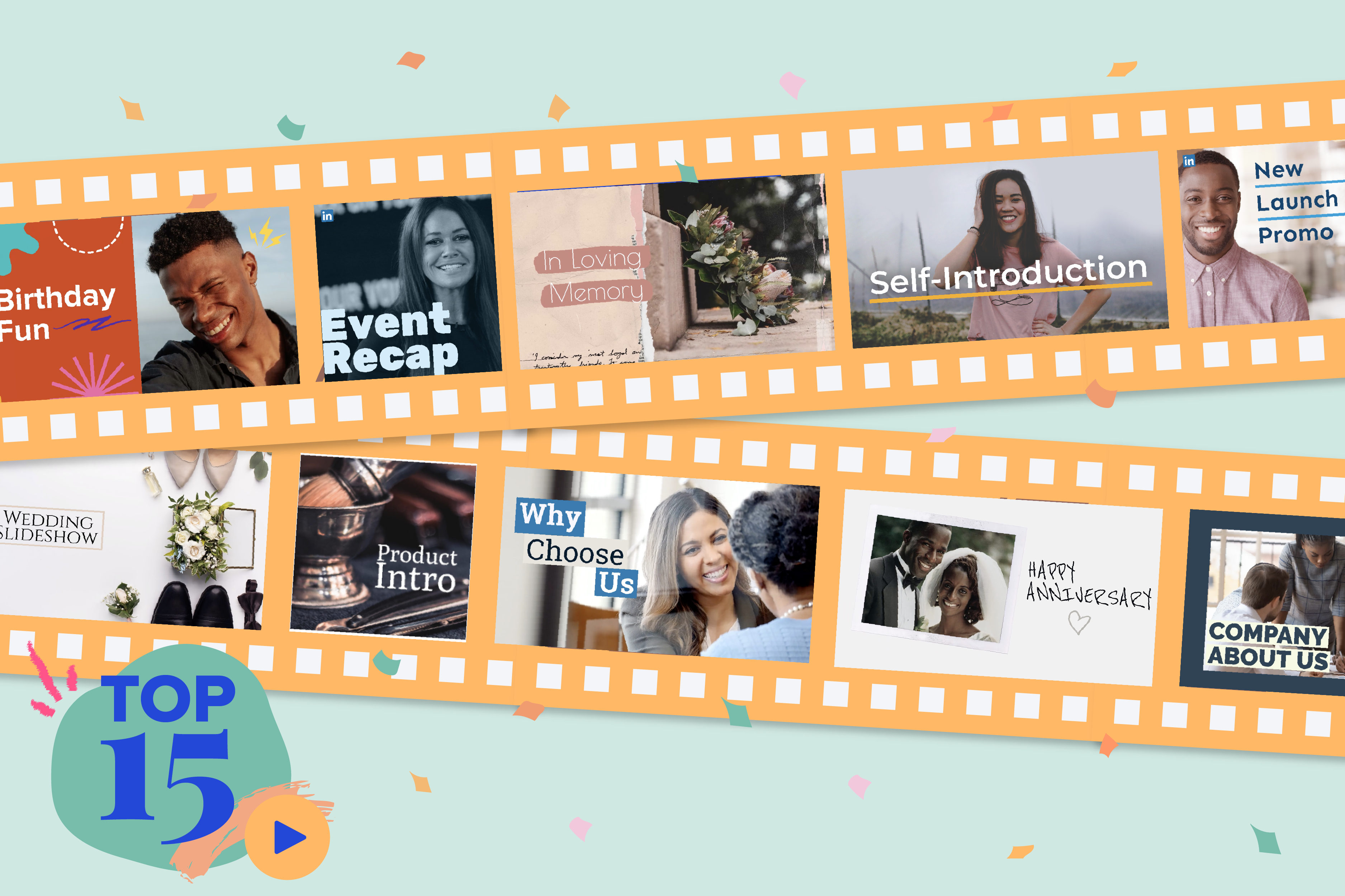 Animoto's top 15 video templates for business and life